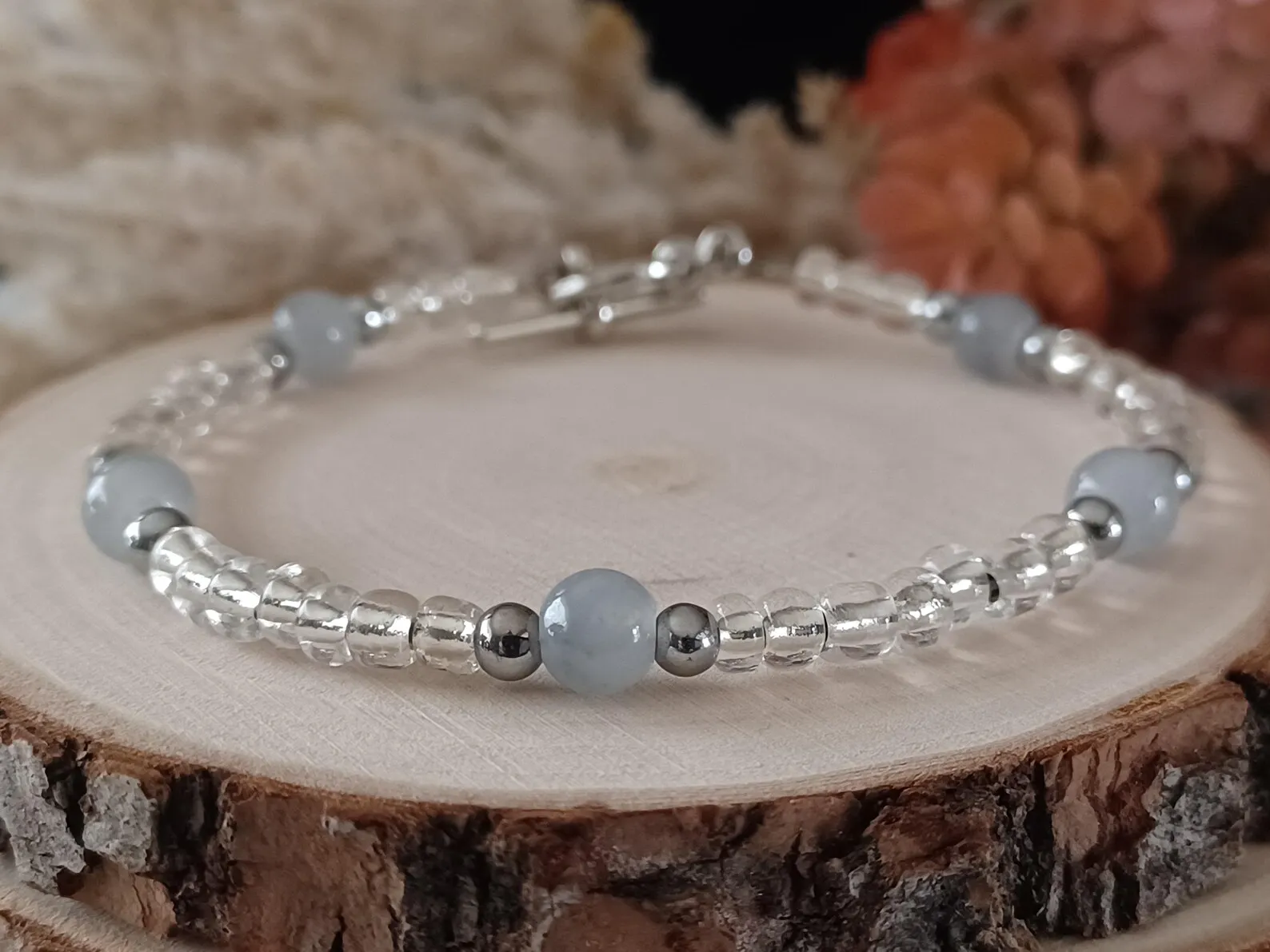 One-of-a-Kind Handmade Glass Bead Bracelet - Ideal Mother's Day Gift - Image 5