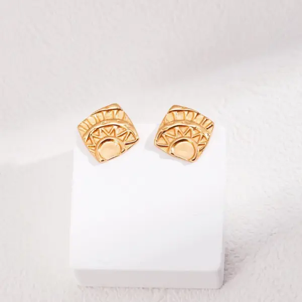Gold Plated Silver Earrings